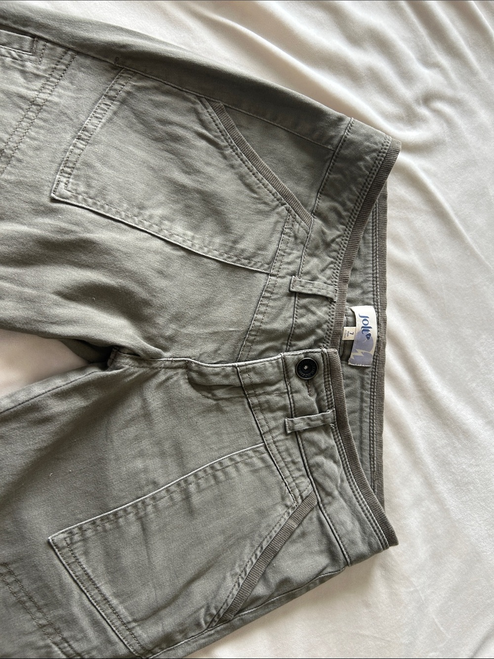 Jolt Straight Leg Pants in Olive Green